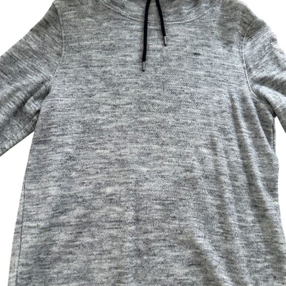 Express Men's Gray Cotton Blend Mock Sweater Size M - Picture 3 of 6